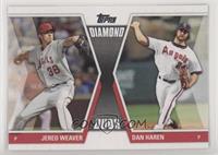 Jered Weaver, Dan Haren