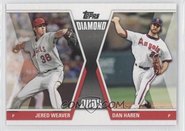 2011 Topps Update Series - Diamond Duos #DD-3 - Jered Weaver, Dan Haren