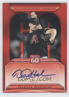 2011 Topps Update Series - Next 60 Autographs #N60A-DH - Daniel Hudson