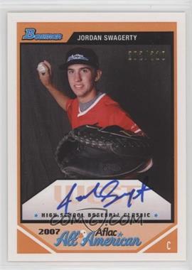 2012 Bowman - Aflac All-American Autographs #AFLAC-JS - Jordan Swagerty /210