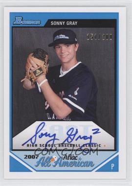 2012 Bowman - Aflac All-American Autographs #AFLAC-SG - Sonny Gray /200
