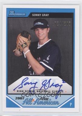 2012 Bowman - Aflac All-American Autographs #AFLAC-SG - Sonny Gray /200