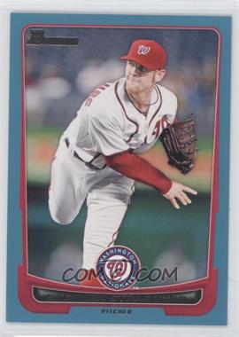 2012 Bowman - [Base] - Blue Border #169 - Stephen Strasburg /500