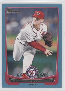 2012 Bowman - [Base] - Blue Border #169 - Stephen Strasburg /500