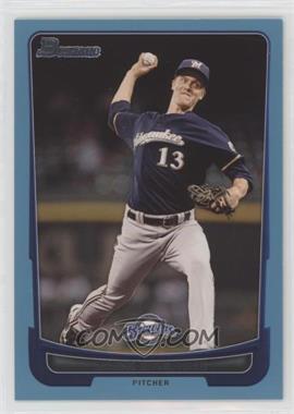 2012 Bowman - [Base] - Blue Border #48 - Zack Greinke /500