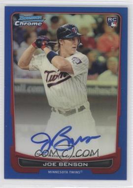 2012 Bowman - [Base] - Chrome Blue Refractor Rookie Autographs #215 - Joe Benson /250