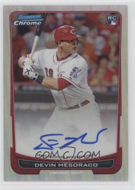 2012 Bowman - [Base] - Chrome Refractor Rookie Autographs #214 - Devin Mesoraco /500