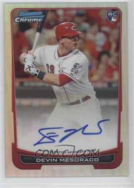 2012 Bowman - [Base] - Chrome Refractor Rookie Autographs #214 - Devin Mesoraco /500