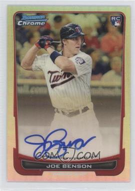 2012 Bowman - [Base] - Chrome Refractor Rookie Autographs #215 - Joe Benson /500