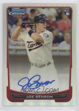 2012 Bowman - [Base] - Chrome Refractor Rookie Autographs #215 - Joe Benson /500