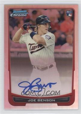 2012 Bowman - [Base] - Chrome Refractor Rookie Autographs #215 - Joe Benson /500