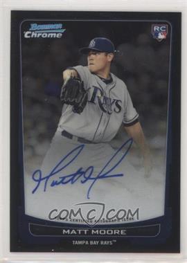 2012 Bowman - [Base] - Chrome Rookie Autographs #211 - Matt Moore