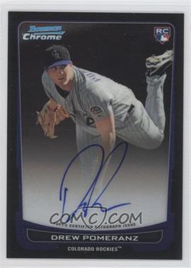 2012 Bowman - [Base] - Chrome Rookie Autographs #212 - Drew Pomeranz