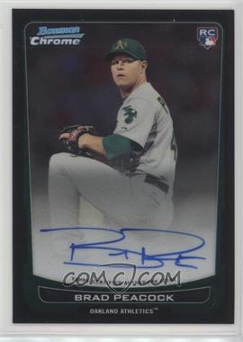 2012 Bowman - [Base] - Chrome Rookie Autographs #216 - Brad Peacock