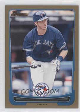 2012 Bowman - [Base] - Gold Border #112 - J.P. Arencibia