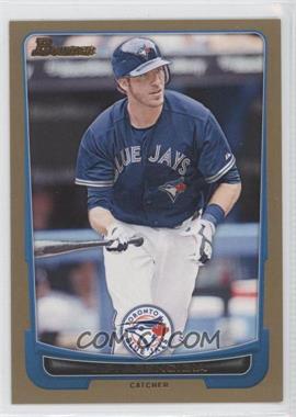 2012 Bowman - [Base] - Gold Border #112 - J.P. Arencibia