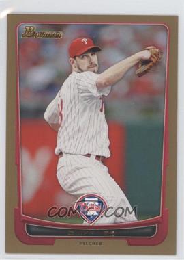 2012 Bowman - [Base] - Gold Border #120 - Cliff Lee