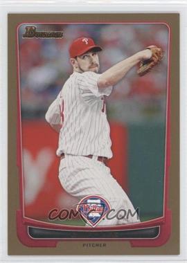 2012 Bowman - [Base] - Gold Border #120 - Cliff Lee