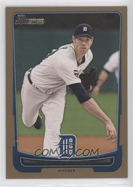 2012 Bowman - [Base] - Gold Border #128 - Doug Fister