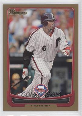 2012 Bowman - [Base] - Gold Border #129 - Ryan Howard