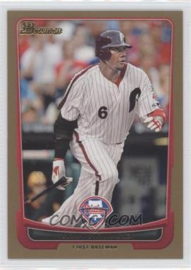 2012 Bowman - [Base] - Gold Border #129 - Ryan Howard