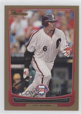 2012 Bowman - [Base] - Gold Border #129 - Ryan Howard