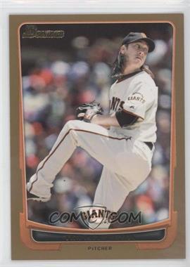 2012 Bowman - [Base] - Gold Border #139 - Tim Lincecum