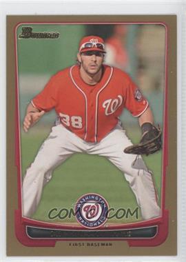 2012 Bowman - [Base] - Gold Border #140 - Mike Morse