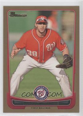 2012 Bowman - [Base] - Gold Border #140 - Mike Morse