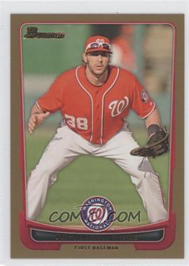 2012 Bowman - [Base] - Gold Border #140 - Mike Morse