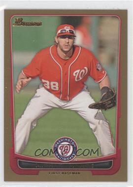 2012 Bowman - [Base] - Gold Border #140 - Mike Morse