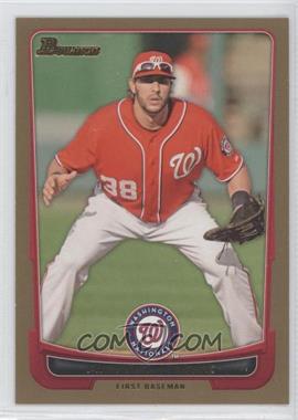 2012 Bowman - [Base] - Gold Border #140 - Mike Morse