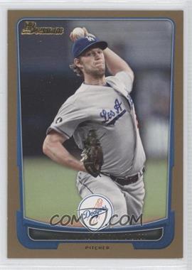 2012 Bowman - [Base] - Gold Border #151 - Clayton Kershaw