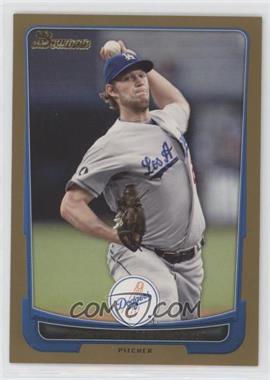 2012 Bowman - [Base] - Gold Border #151 - Clayton Kershaw