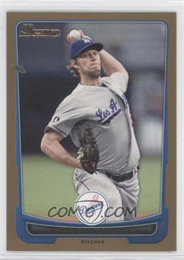 2012 Bowman - [Base] - Gold Border #151 - Clayton Kershaw