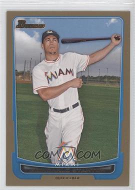 2012 Bowman - [Base] - Gold Border #152 - Giancarlo Stanton