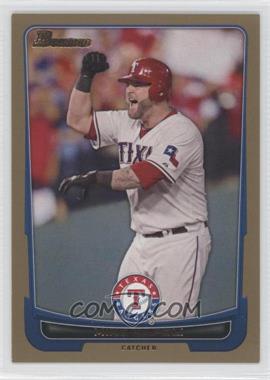 2012 Bowman - [Base] - Gold Border #158 - Mike Napoli [Noted]