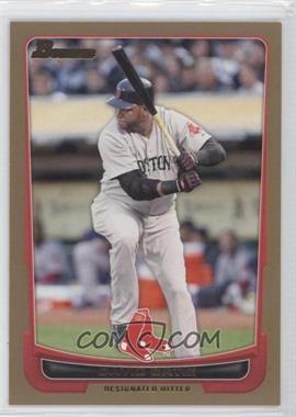 2012 Bowman - [Base] - Gold Border #159 - David Ortiz