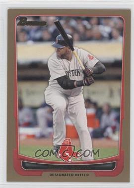 2012 Bowman - [Base] - Gold Border #159 - David Ortiz