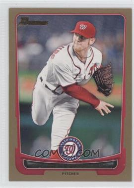 2012 Bowman - [Base] - Gold Border #169 - Stephen Strasburg