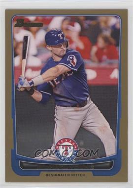 2012 Bowman - [Base] - Gold Border #180 - Michael Young