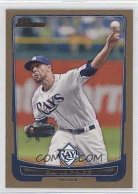 2012 Bowman - [Base] - Gold Border #181 - David Price