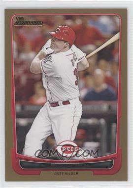 2012 Bowman - [Base] - Gold Border #188 - Jay Bruce