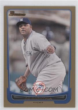 2012 Bowman - [Base] - Gold Border #190 - CC Sabathia