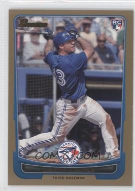 2012 Bowman - [Base] - Gold Border #191 - Brett Lawrie