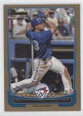 2012 Bowman - [Base] - Gold Border #191 - Brett Lawrie