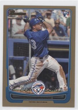 2012 Bowman - [Base] - Gold Border #191 - Brett Lawrie