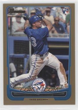 2012 Bowman - [Base] - Gold Border #191 - Brett Lawrie