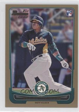 2012 Bowman - [Base] - Gold Border #193 - Yoenis Cespedes