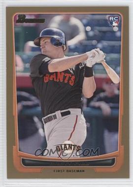 2012 Bowman - [Base] - Gold Border #198 - Brett Pill